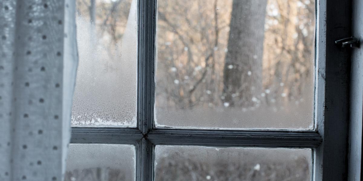 Beschlagenes Fenster